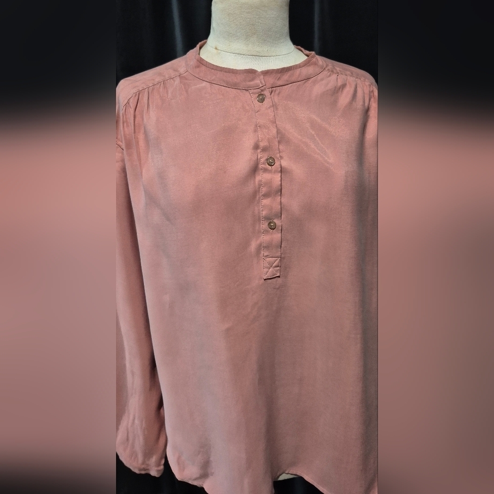 Lou & Grey Dusty Rose Blouse - Picture 2 of 4
